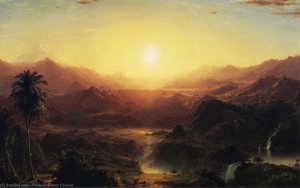 The Andes Of Ecuador 1 — Frederic Edwin Church, Hudson River School