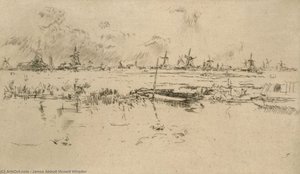 Zaandam — James Abbott Mcneill Whistler, Tonalist Aestheticism