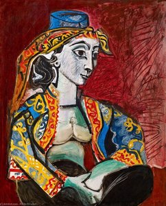 Jacqueline In Turkish Dress 1 — Pablo Picasso