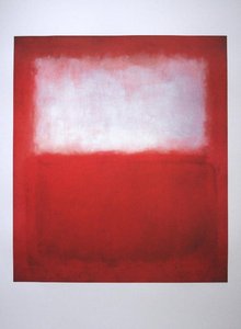 White On Red — Mark Rothko