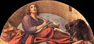 Lunette With St. John The Evangelist — Antonio Allegri Da Correggio