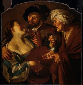 The Procuress, Dirck van Baburen (copy after), after 1623