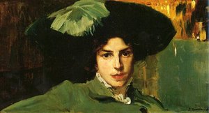 Maria Con Sombrero — Joaquín Sorolla Y Bastida