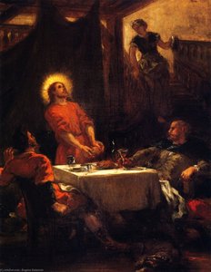 The Supper At Emmaus (also Known As The Pilgrims Of Emmaus) — Eugène Delacroix