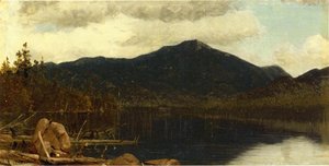 Mount Whiteface From Lake Placid — Sanford Robinson Gifford, Hudson River School