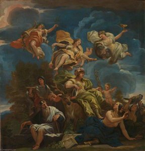 Allegory Of Prudence — Luca Giordano, Baroque Painting