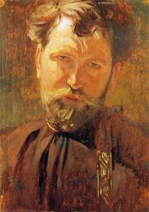 Self-portrait — Alphonse Mucha, Art Nouveau