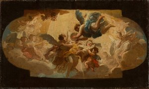 Musical Angels (ángeles Músicos) — Mariano Salvador Maella Pérez, Baroque