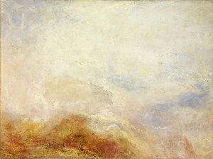 A Mountain Scene, Val D — Joseph Mallord William Turner, Romantic Landscape