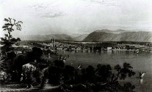 Geneva From Coligny — William Henry Bartlett