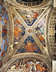 The Ceiling Of The Carafa Chapel — Filippino Lippi