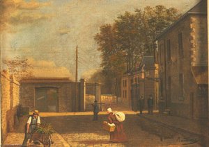La Grille De La Rue De Montreuil — Baudran Auguste Alexandre