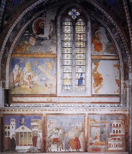 Frescoes In The Fourth Bay Of The Nave — Giotto Di Bondone, Proto-renaissance