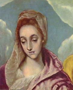 Holy Family With St Anne (detail) — El Greco