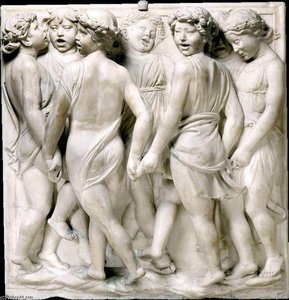 Cantoria: First Bottom Relief — Luca Della Robbia
