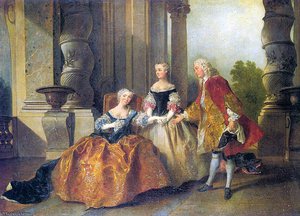 A Scene From Le Comte D'essex — Nicolas Lancret