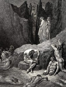 The Inferno, Canto 29, Lines 4-6. But Virgil Rous’d Me. “what Yet Gazest On. Wherefore Doth Fasten Yet Thy Sight Below Among The Maim’d And Miserable Shades — Paul Gustave Doré