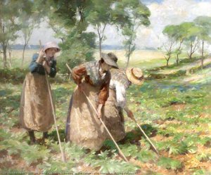 Hoeing in the Fields (also known as Pitting Potatoes)