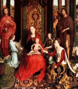 Marriage Of St Catherine — Memling, Hans