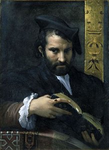 Portrait Of A Man With A Book — Parmigianino