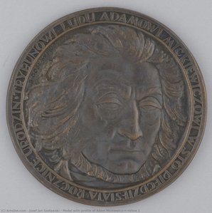Medal With Profile Of Adam Mickiewicz\n\nview 1 — Józef Jan Gosławski, Neoclassicism