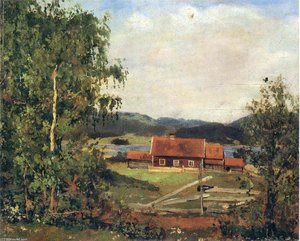 Landscape. Maridalen By Oslo — Edvard Munch, Impressionism