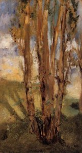 Study Of Trees — Édouard Manet