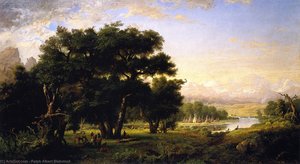 Encampment Along The Snake River — Ralph Albert Blakelock