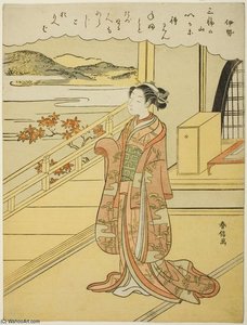 Waiting — Suzuki Harunobu