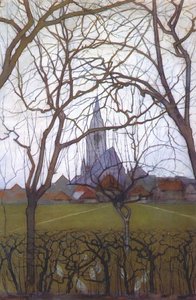 Village Church — Piet Mondrian, Early Expressionism