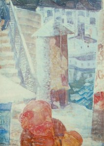 Bridge In Winter — Gyula Derkovits