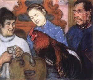 The Old Guard And The Cock — József Rippl-rónai