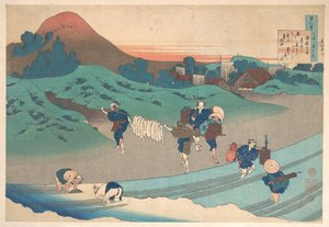 Poem By Jitô Tenno — Katsushika Hokusai