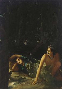 Nala And Damayanti — Raja Ravi Varma