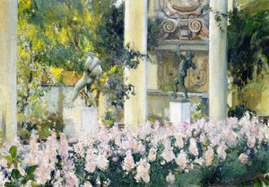 Wallflowers In The Garden Of The Sololla House — Joaquín Sorolla Y Bastida