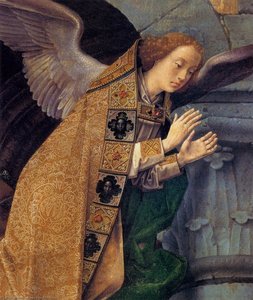 The Adoration Of The Shepherds (detail) (14) — Hugo Van Der Goes, Early Renaissance