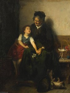 With Grandma and Her Cats