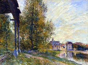 Near Moret Sur Loing — Alfred Sisley