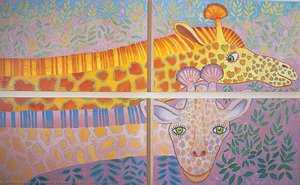 Happy Giraffes