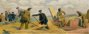 Threshing, Kent — Evelyn Mary Dunbar