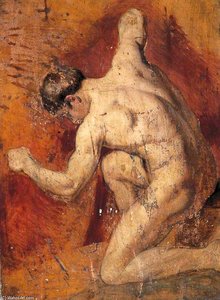 Male Nude - — William Etty