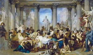 The Romans Of The Decadence — Thomas Couture, Academic Art