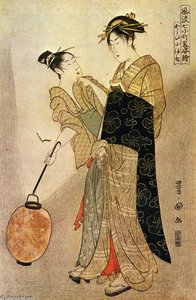 Courting Komachi — Utagawa Toyokuni