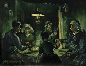 The Potato Eaters — Vincent Willem Van Gogh, Post-impressionism