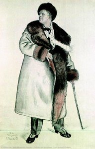 Portrait Of The Opera Singer Feodor Ivanovich Chaliapin — Boris Mikhaylovich Kustodiev