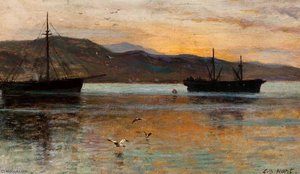 The Afterglow, Sound Of Bressay, Shetland — Louis Bosworth Hurt