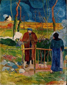 Bonjour Monsieur Gauguin — Eugène Henri Paul Gauguin, Post-impressionist Style