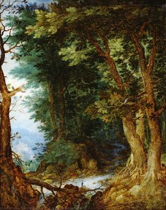 Forest Landscape — Jan Brueghel The Elder, Flemish Baroque