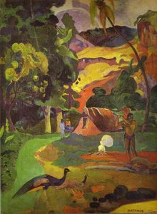 Matamoe (landscape With Peacocks) — Eugène Henri Paul Gauguin