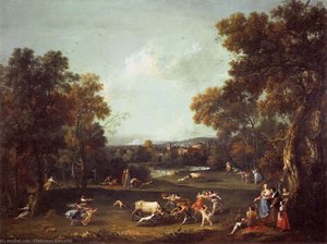 Bull-hunting — Francesco Zuccarelli